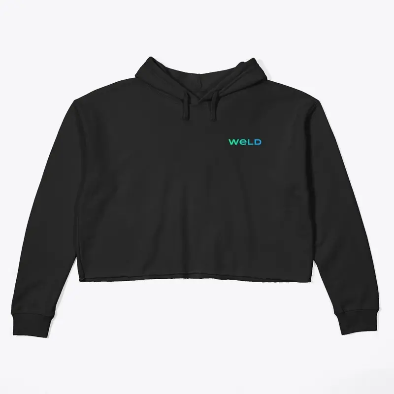 WeLD Classic Logo Crop Hoodie